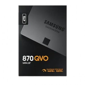 SSD Samsung 870 QVO 4TB SATA III – MZ-77Q4T0BW (2.5 inch SATA III, 4 bit MLC NAND, R/W 560MB/s – 530MB/s, 98K IOPS, 3D NAND 4 bit, 1440TBW)