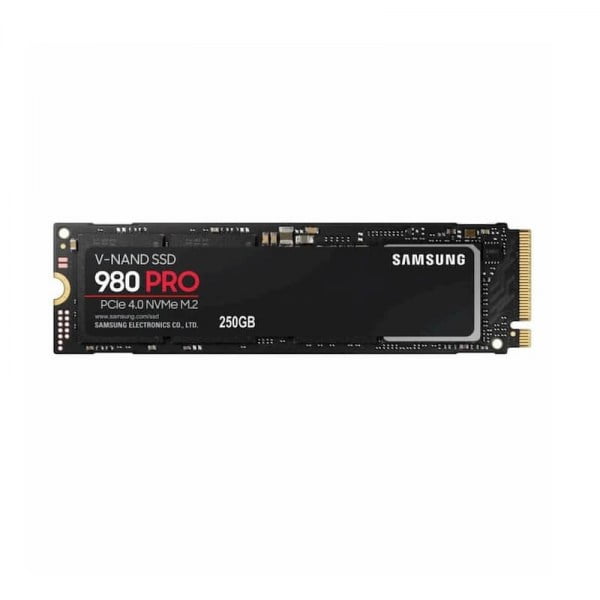SSD Samsung 980 PRO 250GB M.2 NVMe (PCIe Gen4x4/ MLC NAND, R/W  6400MB/s - 2700MB/s, 500K/600K IOPS, 150TBW)
