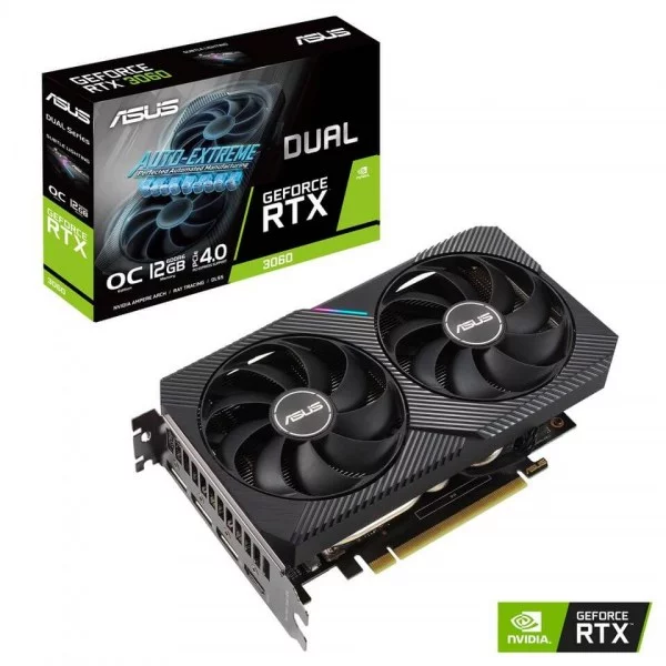 VGA ASUS DUAL GEFORCE RTX 3060 OC 12G (DUAL-RTX3060-O12G)