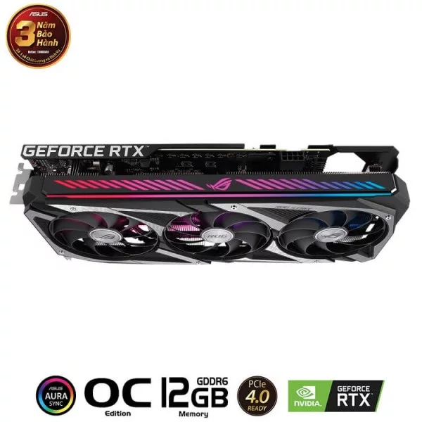 VGA ASUS ROG STRIX GEFORCE RTX 3060 12G GAMING (ROG-STRIX-RTX3060-12G-GAMING)