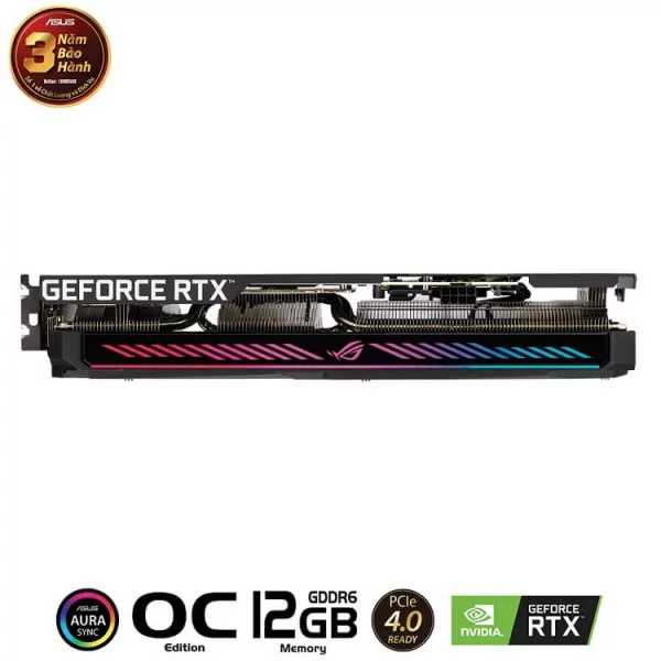 VGA ASUS ROG STRIX GEFORCE RTX 3060 OC 12G GAMING (ROG-STRIX-RTX3060-O12G-V2-GAMING)