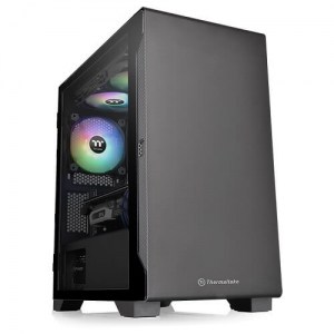 Case Thermaltake S100 TG Micro Chassis Black – CA-1Q9-00S1WN-00