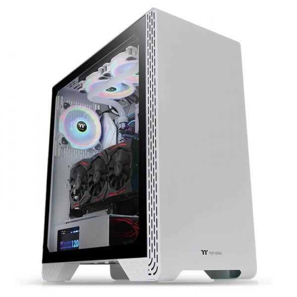 Case Thermaltake S300 TG Snow Edition Mid-Tower Chassis - CA-1P5-00M6WN-00