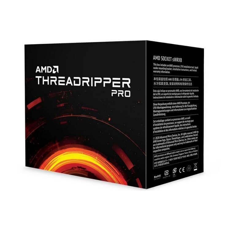 CPU AMD RYZEN THREADRIPPER PRO 3955WX (3.9GHz Max boost 4.3GHz, 16 nhân 32 luồng, 73MB Cache, 280W, Socket sWRX80)
