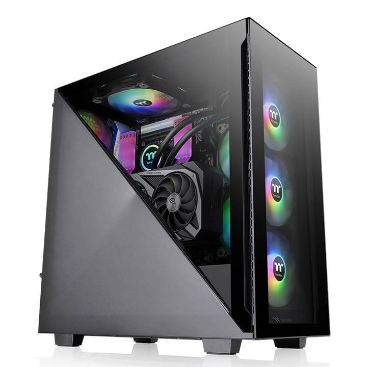 Case Thermaltake Divider 300 TG Mid Tower Chassis CA-1S2-00M1WN-00 _songphuong.vn