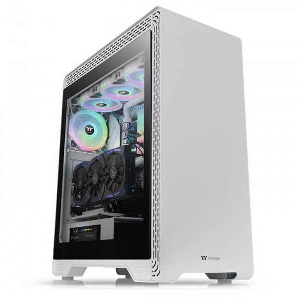 Case Thermaltake S500 TG Snow Edition Mid-Tower Chassis - CA-1O3-00M6WN-00