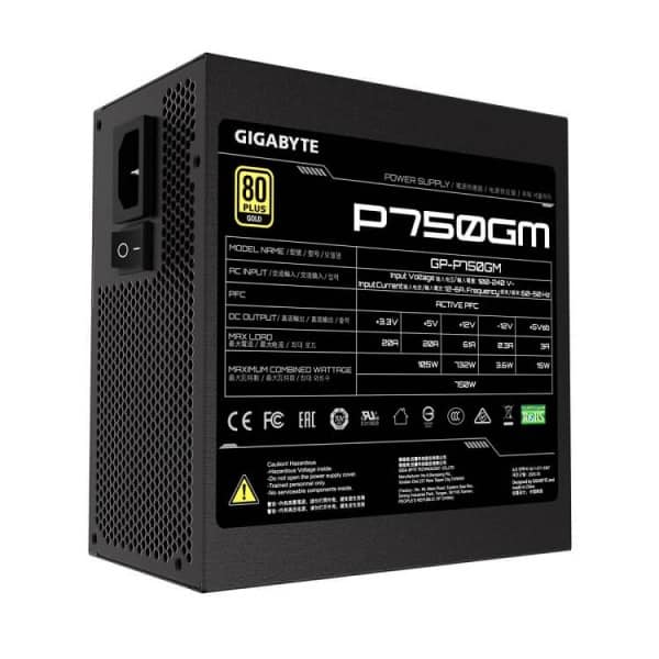 Nguồn Gigabyte GP-P750GM 750W - 80 Plus Gold