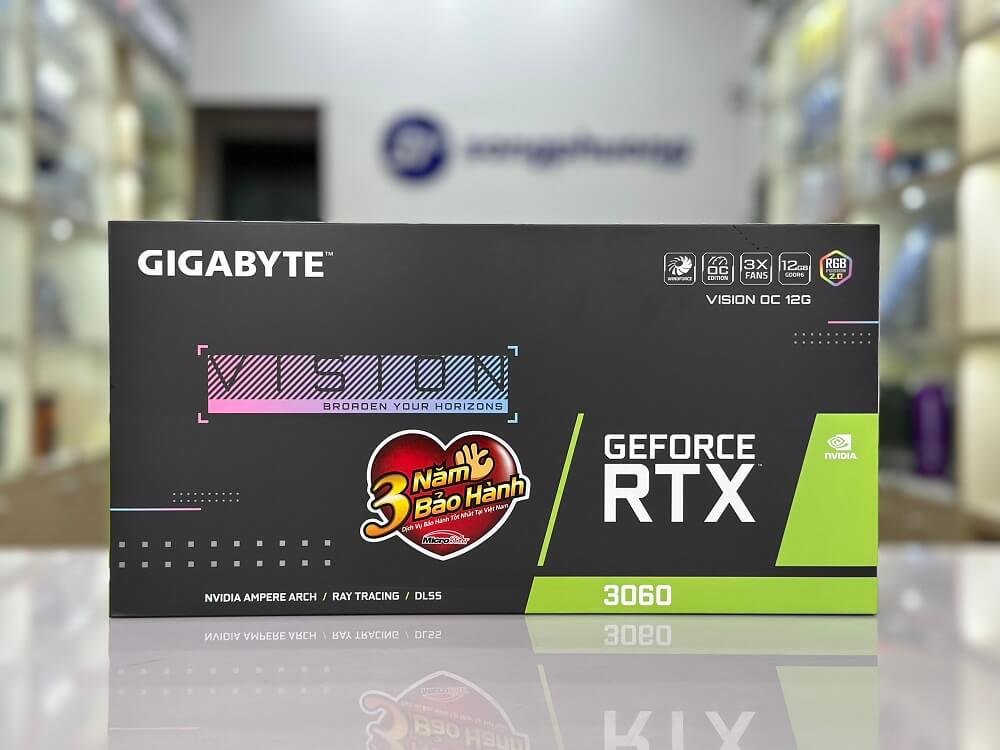 VGA GIGABYTE GEFORCE RTX 3060 VISION OC 12G