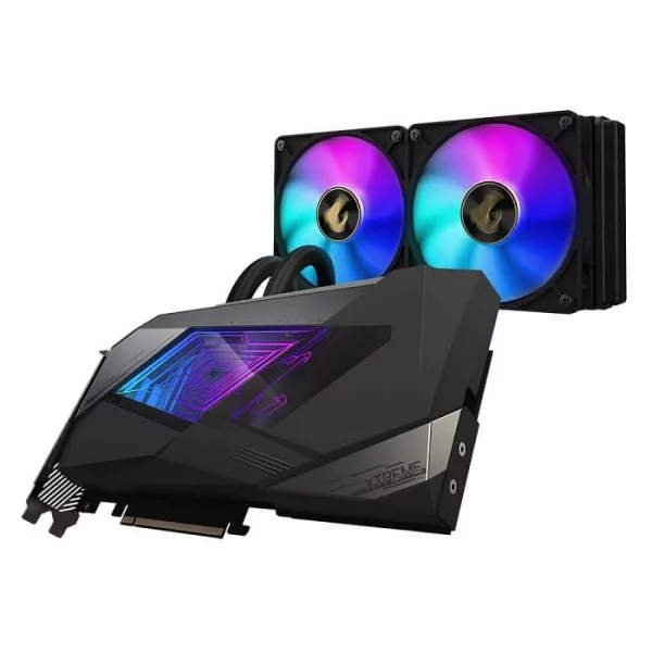 VGA GIGABYTE AORUS GEFORCE RTX 3080 XTREME WATERFORCE 10G (GV-N3080AORUSX W-10G)