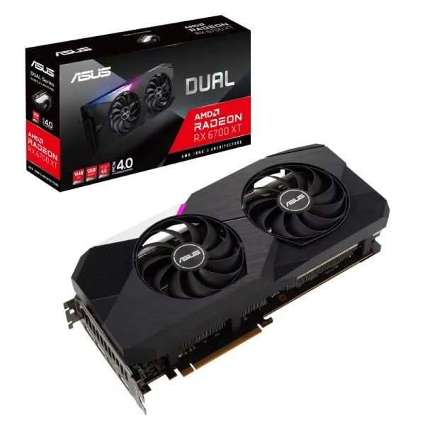 VGA ASUS DUAL RADEON RX 6700 XT 12G (DUAL-RX6700XT-12G)