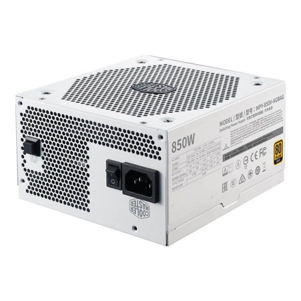 Nguồn Cooler Master V Gold V2 850W White Edition A/EU Cable - MPY-850V-AGBAG