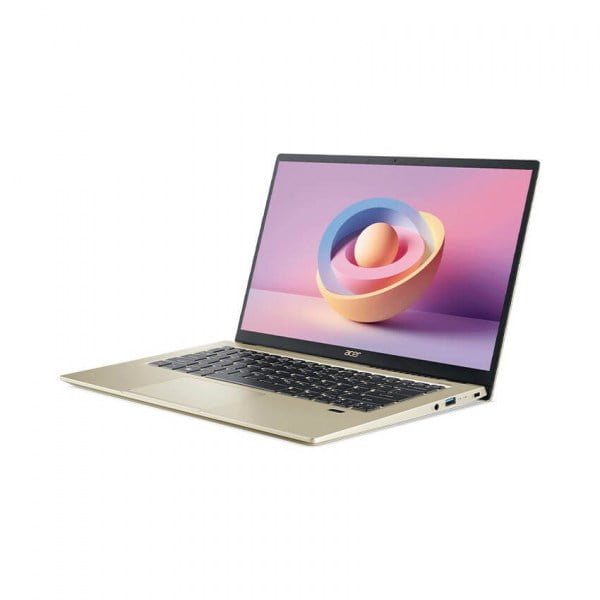 Laptop Acer Swift 3X SF314-510G-57MR | NX.A10SV.004 ( i5-1135G7, 8GB, 512GB SSD, Intel Iris Xe, 14.0 FHD, Backlit KB, Win 10 Home, Gold)