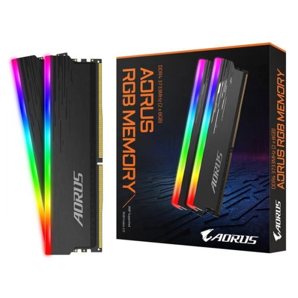 RAM GIGABYTE AORUS RGB DDR4 16GB (2 x 8GB) 3733MHz - GP-ARS16G37