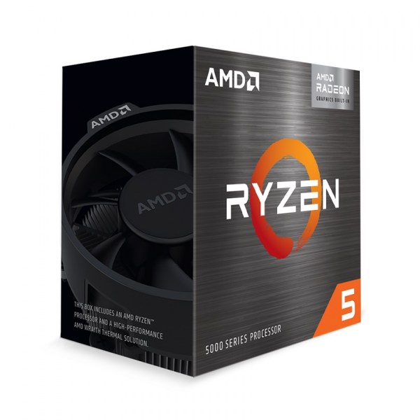 CPU AMD Ryzen 5 5600G (3.9GHz boost 4.4GHz, 6 nhân 12 luồng, 19MB Cache, 65W, Socket AM4)