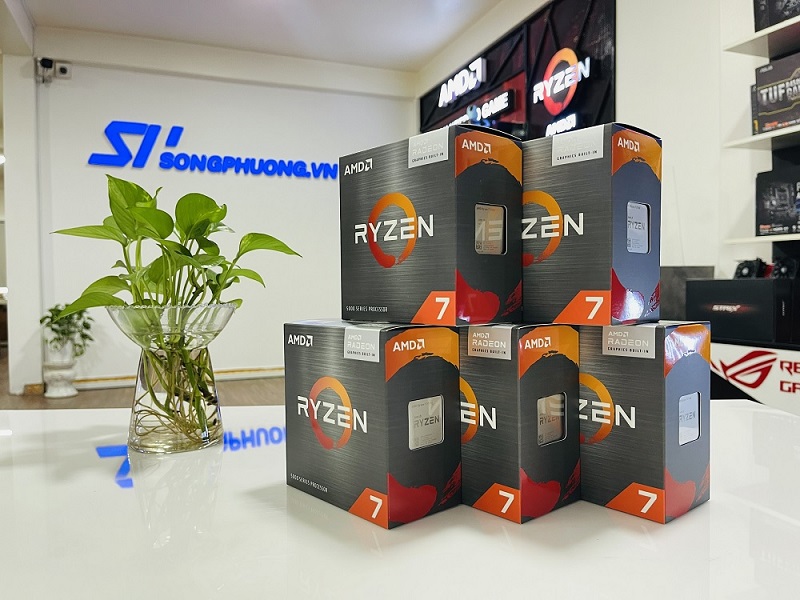 CPU AMD Ryzen 7 5700G (3.8GHz boost 4.6GHz, 8 nhân 16 luồng, 20MB Cache, 65W, Socket AM4)