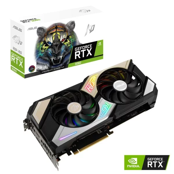 VGA ASUS KO GEFORCE RTX 3060 12GB GDDR6 (KO-RTX3060-12G-GAMING)