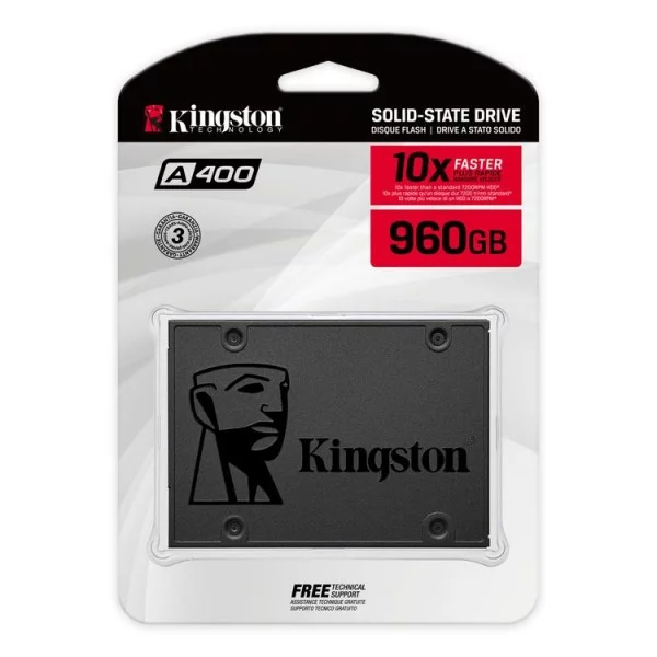 SSD Kingston A400 960GB 2.5 inch Sata 3 - SA400S37/960G (Read/Write: 500/450 MB/s)