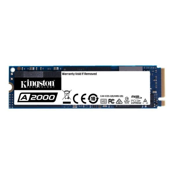 SSD Kingston A2000 500GB NVMe M.2 2280 PCIe Gen 3 x 4 - SA2000M8/500G (Read/Write: 2200/2000MB/s)