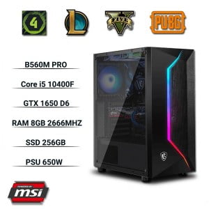 SP-Rocket 101 (i5 10400F/ B560M/ GTX 1650 4GB/ Ram 8GB/ SSD 256GB/ 650W/ DOS)
