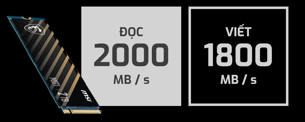 SSD MSI 1TB M371 NVMe M.2 - songphuong.vn