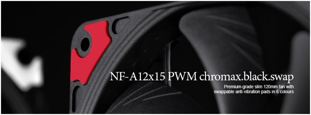 Fan Case Noctua NF-A12X15 PWM Chromax Black Swap - songphuong.vn
