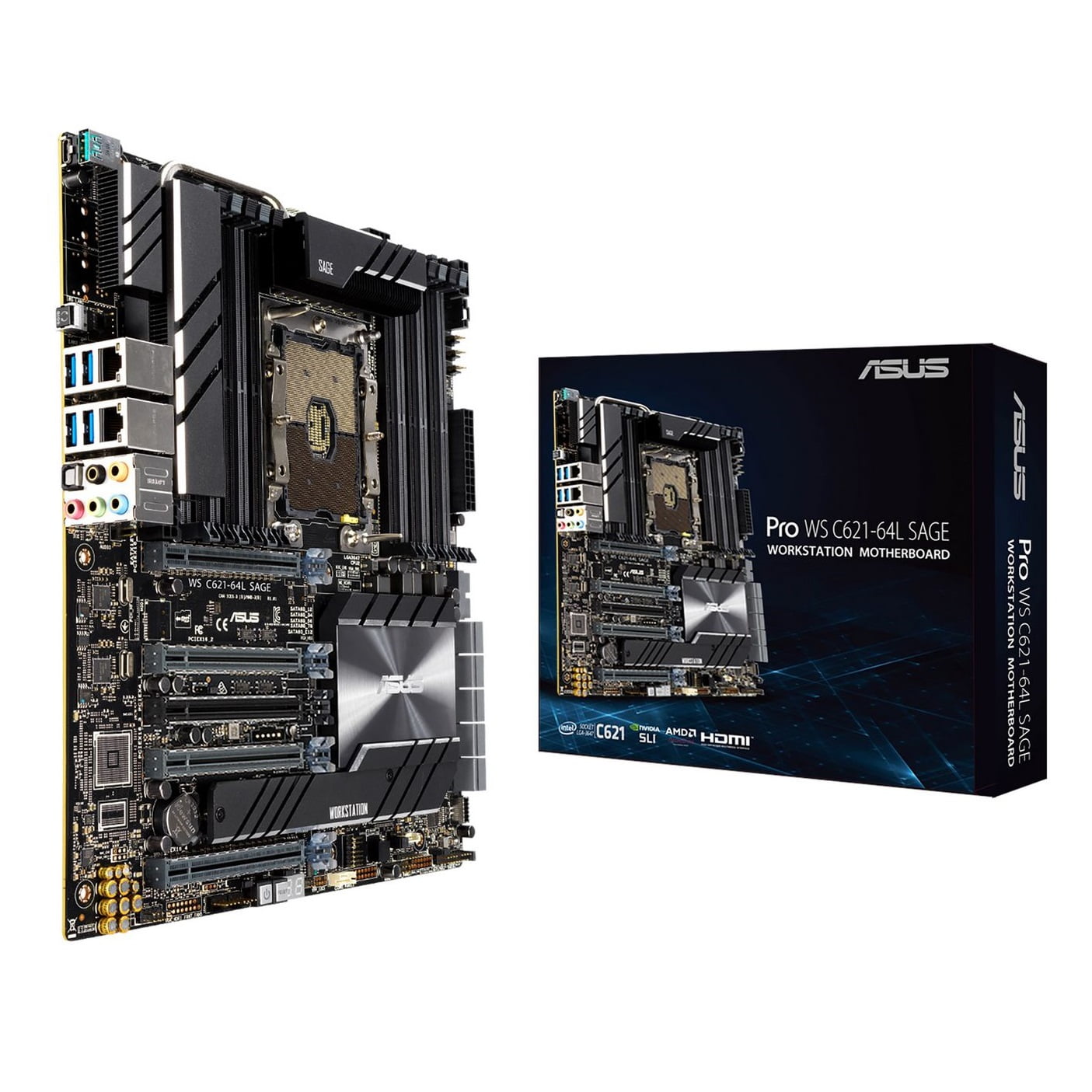 Mainboard ASUS PRO WS C621-64L SAGE - songphuong.vn
