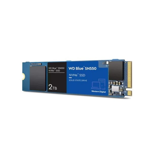 SSD WD Blue SN550 2TB M2 2280 NVMe Gen3x4 - WDS200T2B0C (Read/Write: 2600/1800 MB/s)