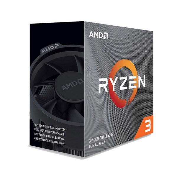 CPU AMD Ryzen 3 4100 (3.8GHz boost 4.0GHz, 4 nhân 8 luồng, 6MB Cache, 65W, Socket AM4)