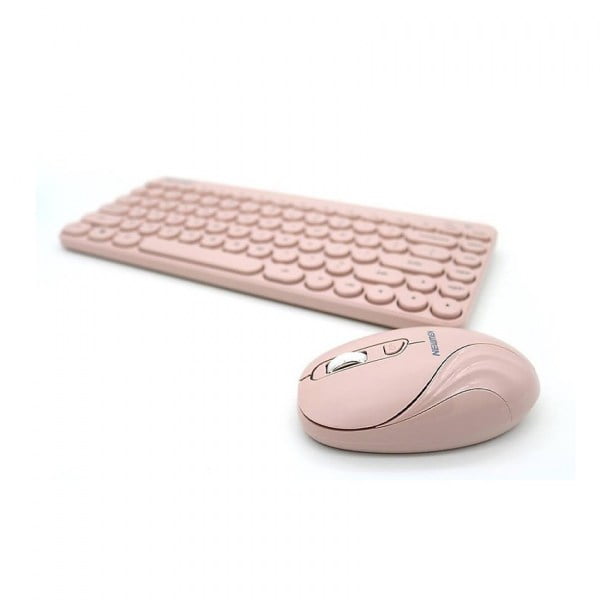 Bộ bàn phím chuột không dây Newmen K928 Pink