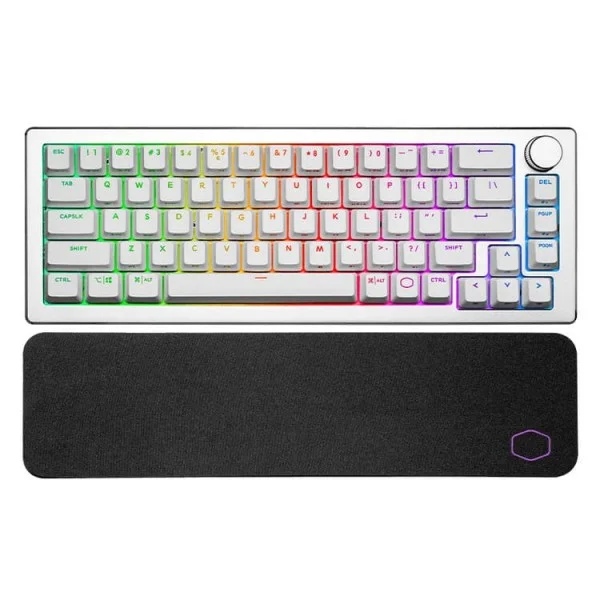 Bàn phím cơ Cooler Master CK721 Silver White RGB