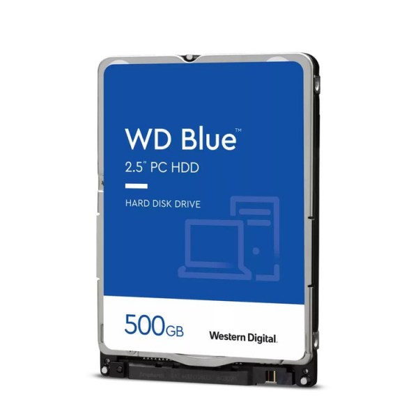 Ổ cứng HDD WD Blue 500GB WD5000LPCX (2.5 inch, SATA 3, 16MB Cache, 5400RPM, Màu xanh)