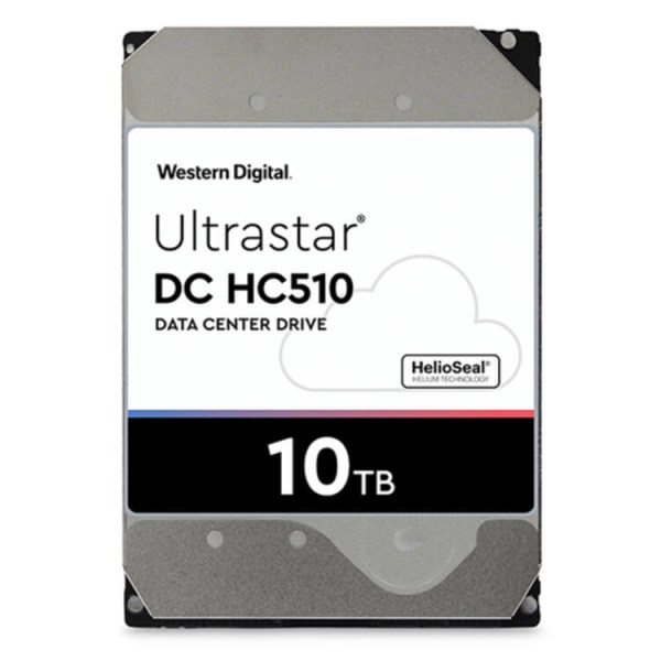Ổ cứng HDD WD Ultrastar DC HC510 10TB 0F27454 - WUS721010ALE6L4 (3.5 inch, SATA 3, 256MB Cache, 7200PRM)