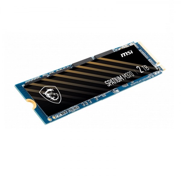 SSD MSI SPATIUM M370 2TB M2 2280 NVMe PCIe Gen3x4 (Read/Write: 2400/1850 MB/s, 3D Nand)