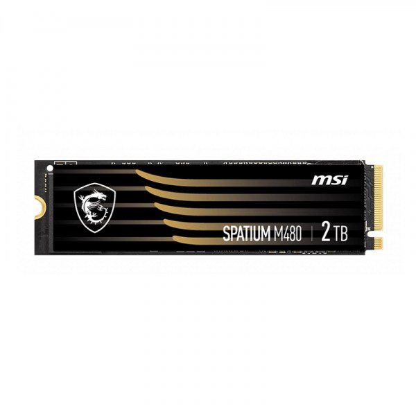 SSD MSI SPATIUM M480 2TB M2 2280 NVMe PCIe Gen4x4 (Read/Write: 7000/6850 MB/s, 3D Nand)
