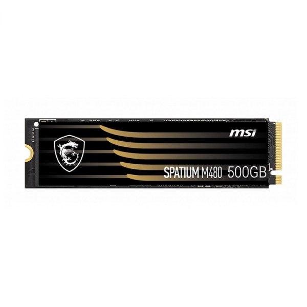 SSD MSI SPATIUM M480 500GB M2 2280 NVMe PCIe Gen4x4 (Read/Write: 6500/2850 MB/s, 3D Nand)