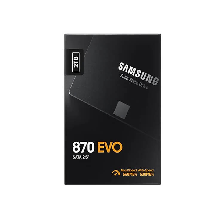 SSD SamSung 870 EVO 2TB 2.5 inch Sata 3 - MZ-77E2T0BW (Read/Write: 560/530 MB/s, MLC Nand)