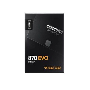 SSD SamSung 870 EVO 4TB 2.5 inch Sata 3 – MZ-77E4T0BW (Read/Write: 560/530 MB/s, MLC Nand)