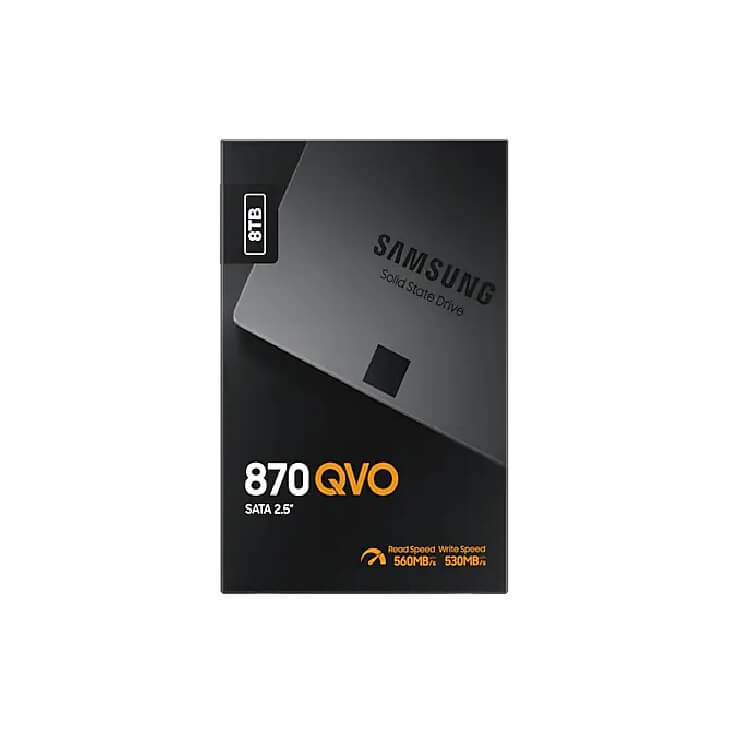 SSD SamSung 870 QVO 8TB 2.5 inch Sata 3 - MZ-77Q8T0BW (Read/Write: 550/530 MB/s, MLC Nand)