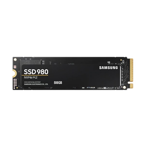 SSD SamSung 980 500GB M2 NVMe PCIe Gen3x4 - MZ-V8V500BW (Read/Write: 3100/2600 MB/s, MLC Nand)