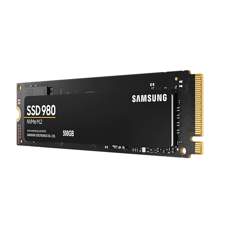 SSD SamSung 980 500GB M2 NVMe PCIe Gen3x4 - MZ-V8V500BW (Read/Write: 3100/2600 MB/s, MLC Nand)