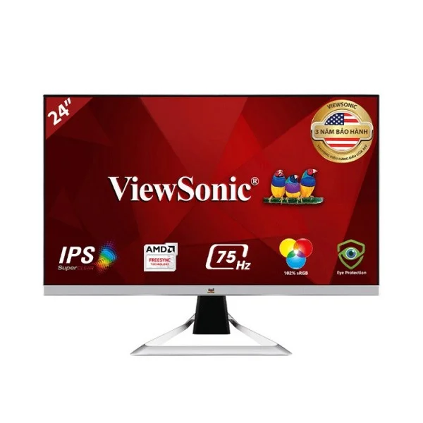 Màn Hình VIEWSONIC VX2481-MH (23.8 inch, 1920 x 1080, 75Hz, IPS, 1ms)