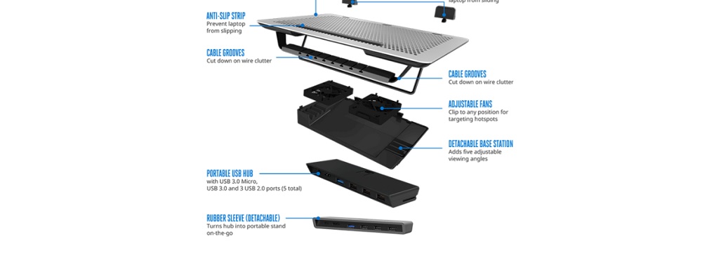 Đế Tản Nhiệt Laptop Cooler Master NotePal MasterNotepal Maker - songphuong.vn