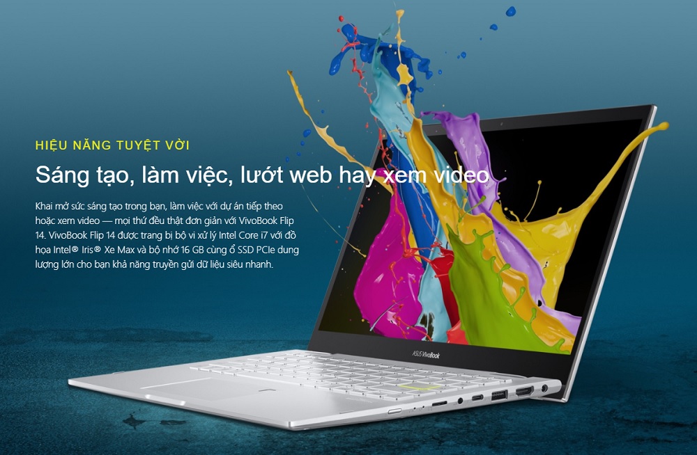 Laptop ASUS Vivobook Flip 14 TP470EA-EC027T - songphuong.vn