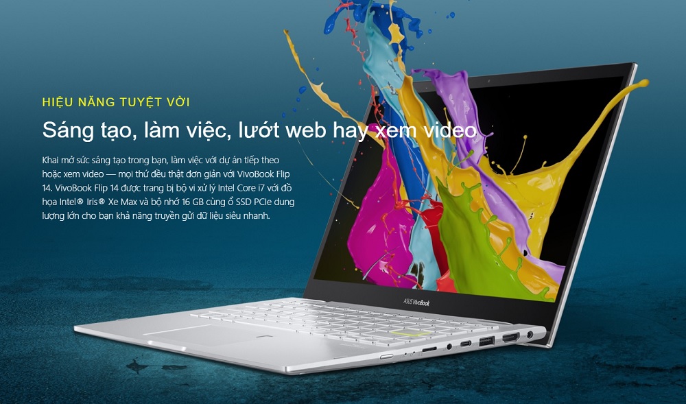 Laptop ASUS Vivobook Flip 14 TP470EA-EC123T - songphuong.vn