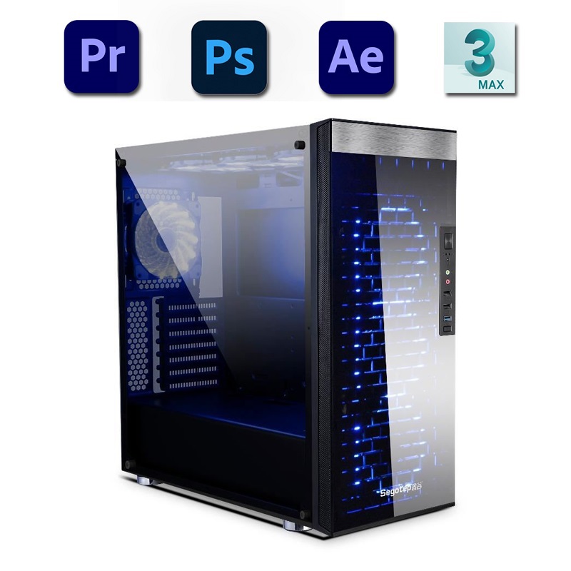 PC-Designer SP007 (R7 5700X/B550/Ram 16GB/RTX 3060/SSD 256GB/650W/DOS)