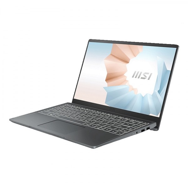 Laptop MSI Modern 14 B10MW 646VN (i5-10210U, Ram 8GB, 512GB SSD, 14 inch FHD IPS, Wi-Fi 6, Win 10, Xám)