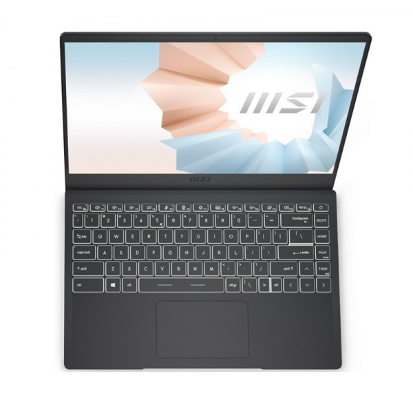 Laptop MSI Modern 14 B5M 064VN (R5-5500U, 8GB Ram, 512GB SSD, AMD Radeon Graphics, 14 inch FHD IPS, Win 10, Xám)