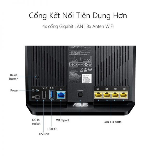 Router WiFi Asus DSL-AC68U