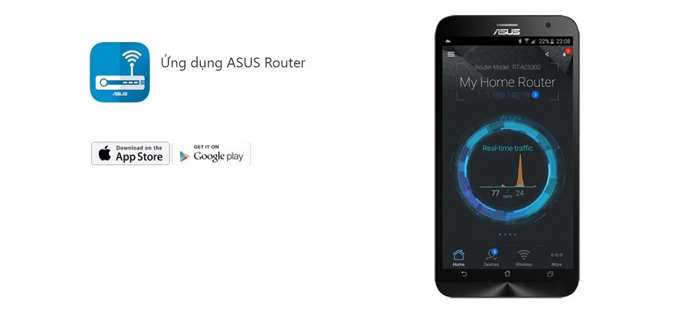 Router Wifi Asus RT-AC750L - songphuong.vn