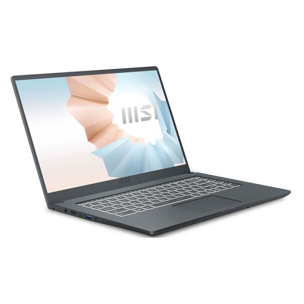 Laptop MSI Modern 15 A11MU 678VN (i5 1155G7, 8GB Ram, 512GB SSD, Intel Iris Xe Graphics, 15.6 FHD IPS, WiFi 6,  Win 10, Xám)